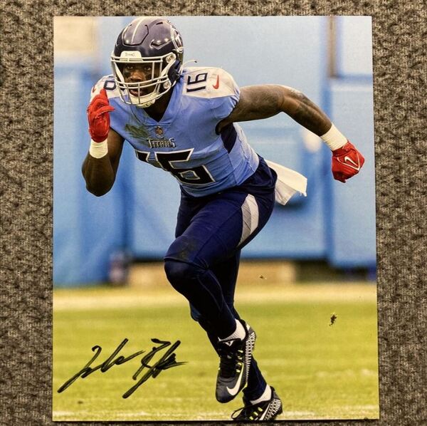 Titans Treylon Burks Signed 8x10 Photo (Not Authenticated)