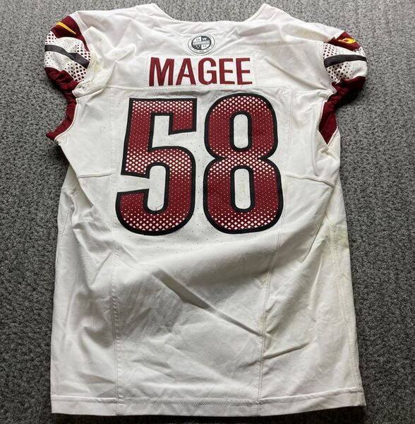 Madrid Game - Commanders Jordan Magee Game Worn Jersey (11/16/2025) Size...