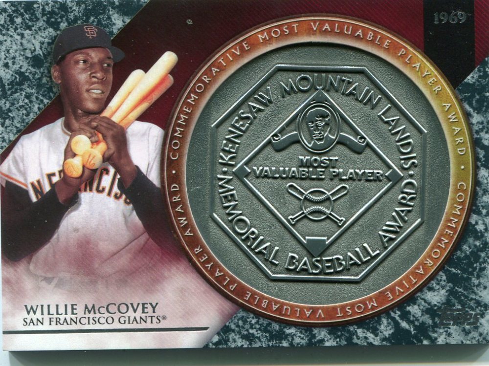 2017 Topps Update MVP Award Relics #MVPRWM Willie McCovey