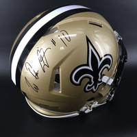 NFL - SAINTS WR TRE'QUAN SMITH SIGNED REVOLUTION HELMET