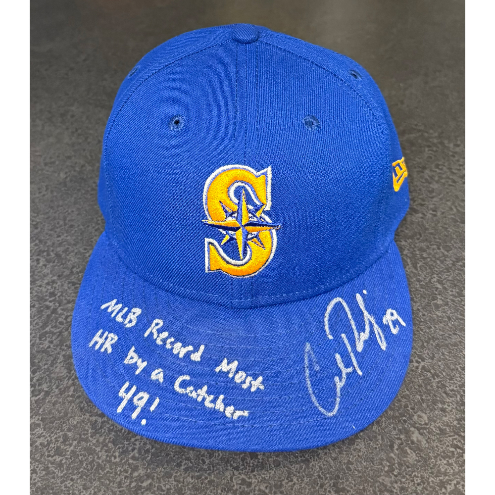 マリナーズ HR王 カルローリー 直筆サインフォト Cal Raleigh カル