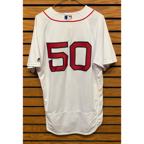 Mookie Betts September 9, 2017 Game Used Home Jersey