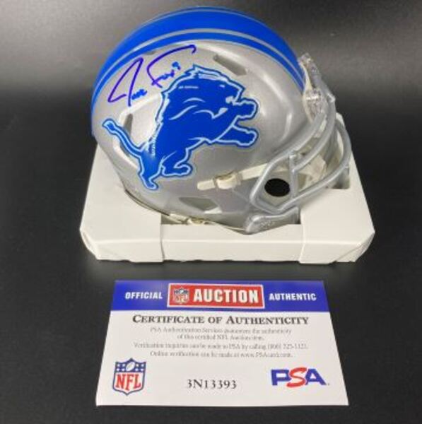 NFL - Lions Jack Fox Signed Mini Helmet