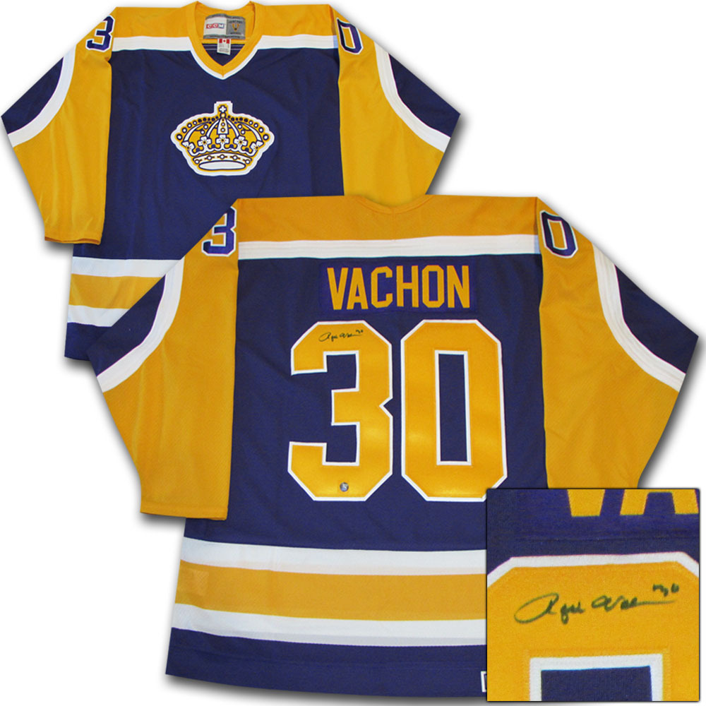 Rogie Vachon Autographed Los Angeles Kings Jersey