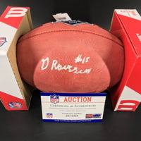 NFL - Bills Gregory Rousseau Signed Authentic Football with 2021 Draft Logo
