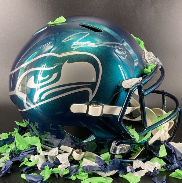 NFL - Seahawks Jaxson Smith-Njigba Signed Rivalries Replica Helmet with ...