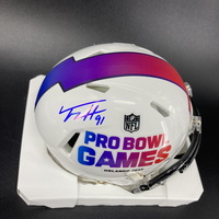 NFL - Vikings Andrew DePaola Signed Blue NFL Shield Mini Helmet