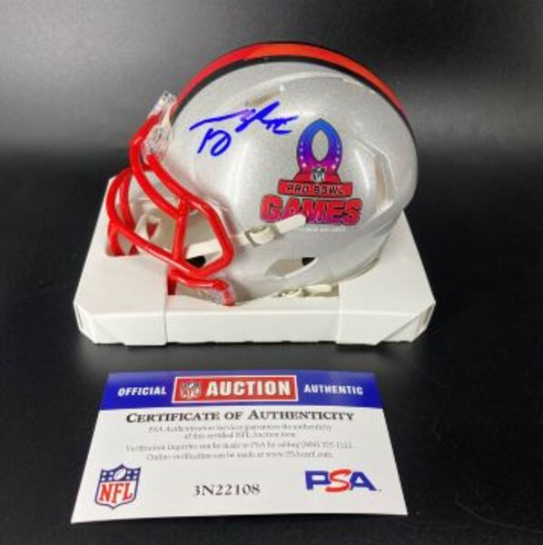 NFL - Chiefs Trey Smith Signed Pro Bowl Games Mini Helmet