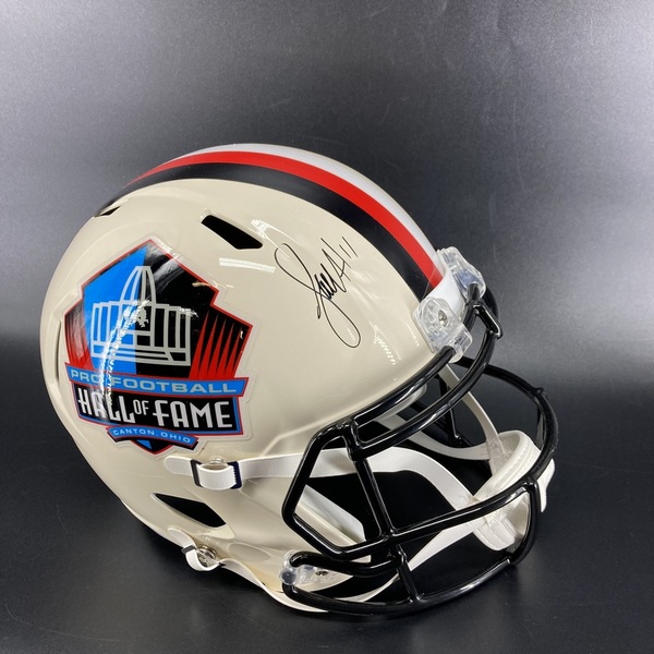 HOF - Cardinals Larry Fitzgerald Legends - Signed Retro HOF Helmet