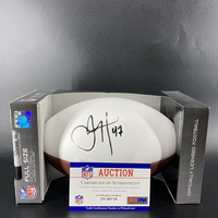 NFL - Falcons Josh Harris Signed Panel Ball With Pro Bowl Logo