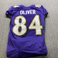 STS - Ravens Josh Oliver Game Worn Jersey (11/20/22) Size 38