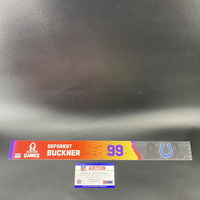NFL - Colts DeForest Buckner 2023 Pro Bowl Games Nameplate Special Editi...