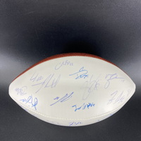 NFL - 49ers Multi Sign Super Bowl XLVII Panel Ball Signed By Over 30 Pla...