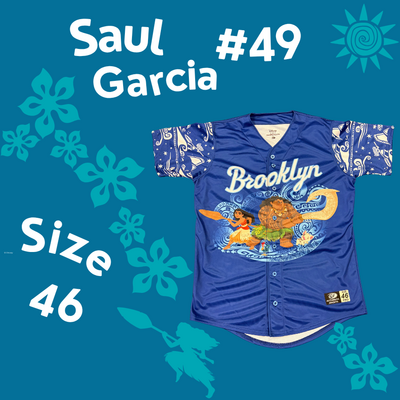 #49 Saul Garcia Game Used Moana Jersey (Size 46)