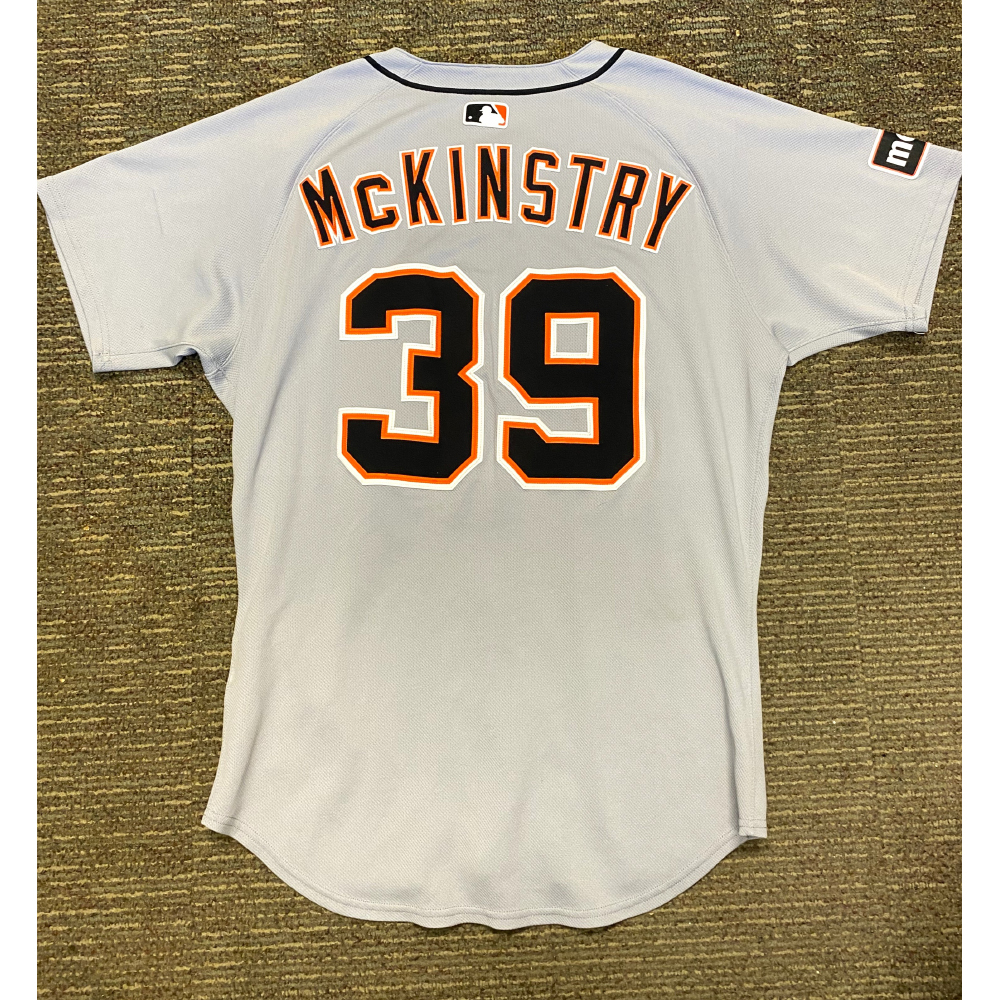 Zach McKinstry Detroit Tigers Game-Used Road Jersey - 2025 Wild