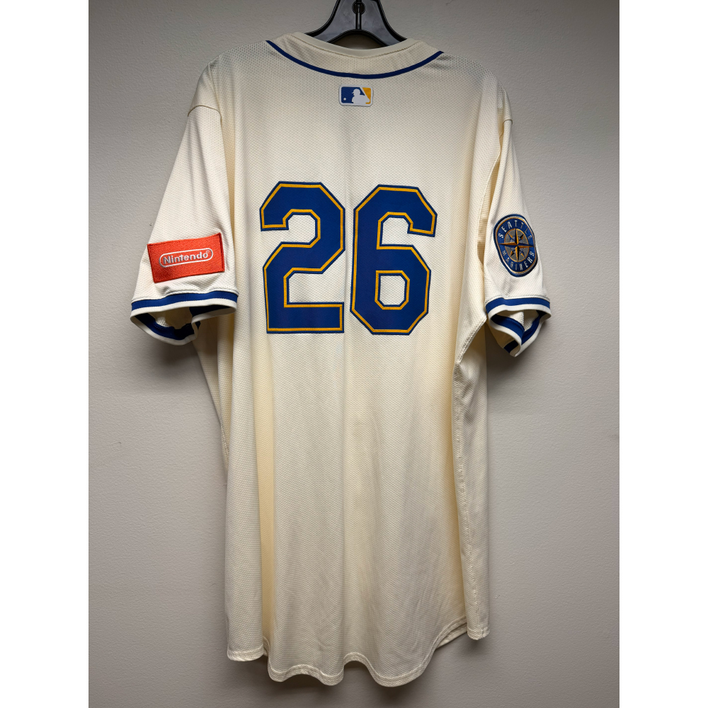 Emerson Hancock Game Used Jersey - 6/15/25: 7.0 IP, 2 H, 0 ER, 4 K