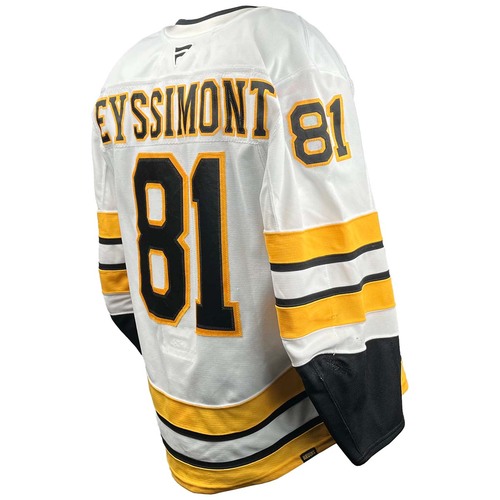 Photo of Game-Used 2025-2026 Season Away Hockey Jersey - Set 1 - Michael Eyssimont