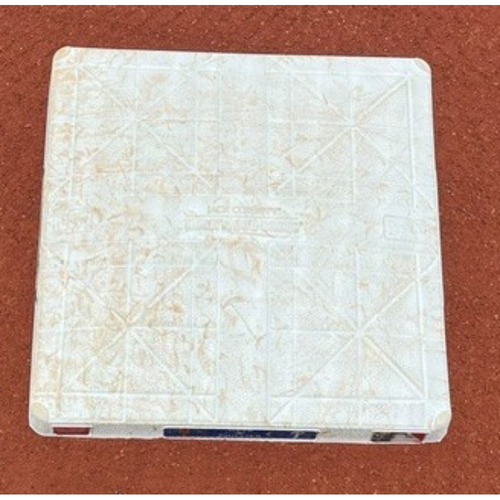 Photo of 2026 Phillies Game-Used Base - Bryce Harper Cycle/Kyle Schwarber 3-HR game