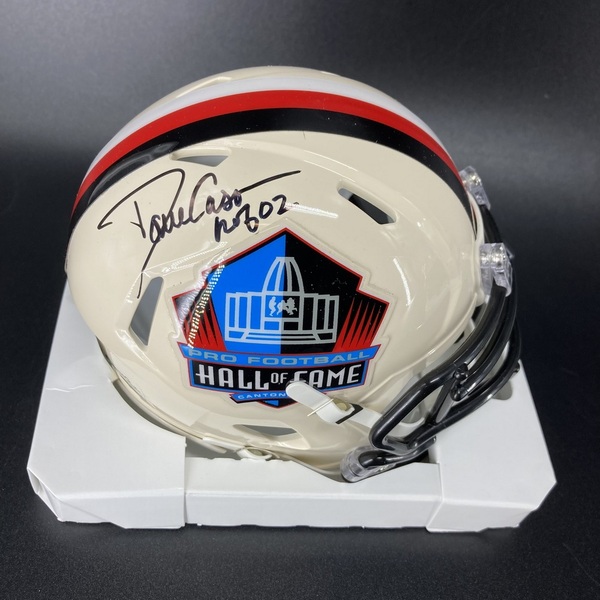 HOF - Raiders Dave Casper Signed Retro HOF Mini Helmet