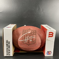 NFL - Vikings CJ Ham Signed Authentic Football with Pro Bowl Logo