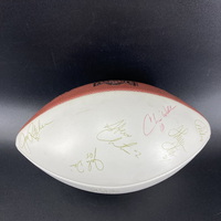 NFL - Bills Multi Signed Panel Ball With Super Bowl 37 Signed By Over 10...