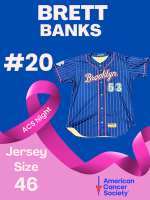 #20 Brett Banks Game Used ACS Jersey (Size 46)