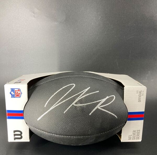 NFL - Chiefs Jalen Royals Signed Black Composite Silver Series Football