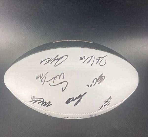 NFL - Chiefs Multi Sign Commemorative Super Bowl LIX Panel Ball Signed B...