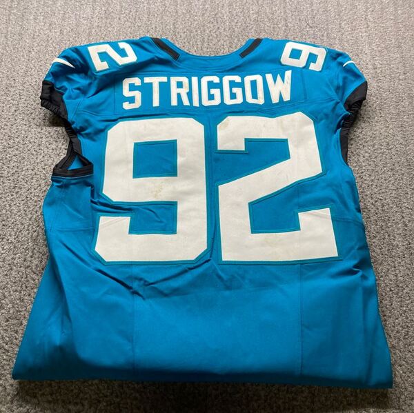 London Games - Jaguars Danny Striggow Game Worn Jersey (10/19/2025) Size...