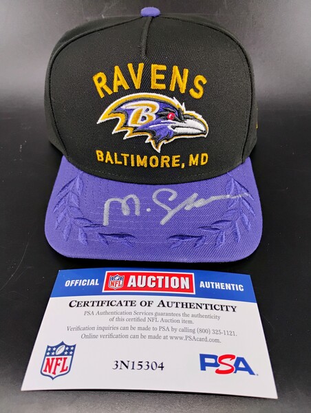 NFL - Ravens Malaki Starks Signed 2025 Draft Hat