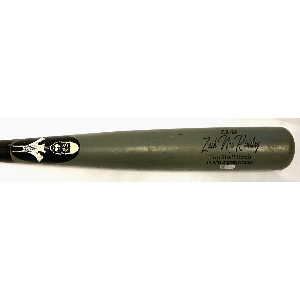 Zach McKinstry Detroit Tigers Game-Used Single Cracked Bat (MLB
