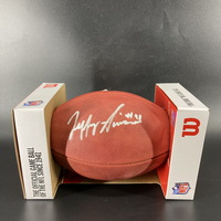 NFL - Titans Jeffrey Simmons Signed Authentic Football