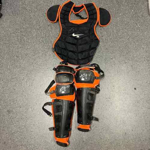 orange nike catchers gear