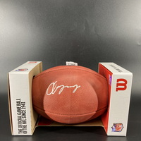 NFL - Patriots Christian Gonzalez Signed Authentic Football