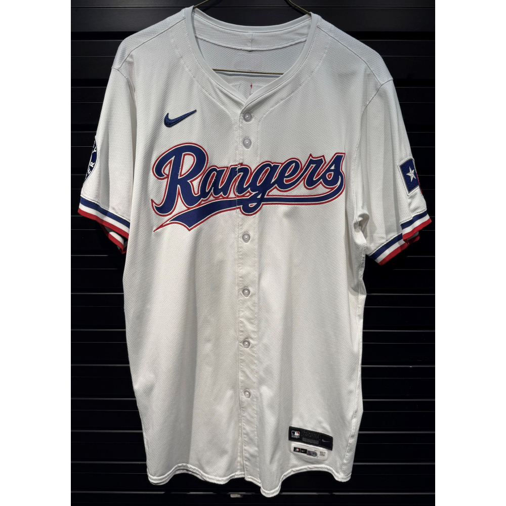 Jonah Heim #28 Texas Rangers Game-Used 2024 Home Jersey - 2 Home