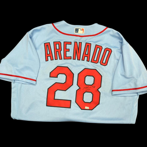 Nolan Arenado Autographed Replica Road Alternate Jersey (Size 44)