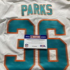 NFL - Dolphins Will Parks Game Cut Jersey Size 40