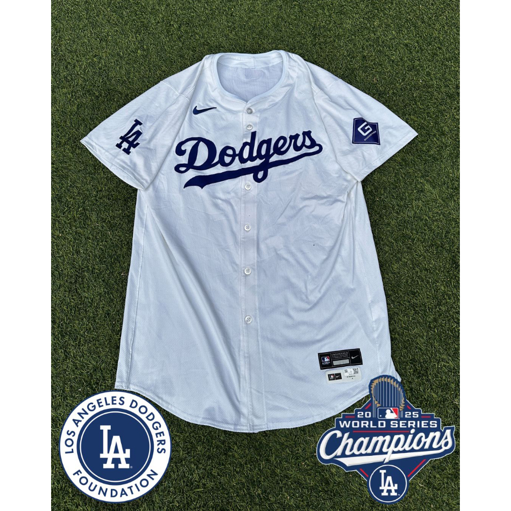 2024 Ryan Brasier Game-Worn 42 Jackie Robinson Day Jersey | Los