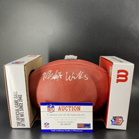 NFL - Dolphins Malik Willis Signed Authentic Football