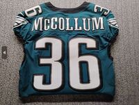 Red Cross - Eagles Tristin McCollum Game Worn Jersey 1.19.25 Divisional ...