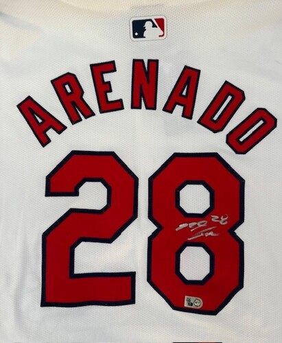 Nolan Arenado Autographed Cardinals Authentic Jersey | MLB Auctions