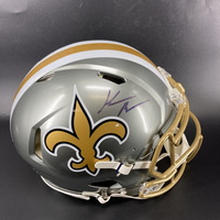 NFL - Saints Kendre Miller signed authentic flash helmet