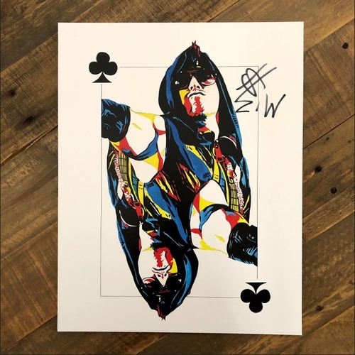 The Miz SIGNED 11 x 14 Rob Schamberger Print