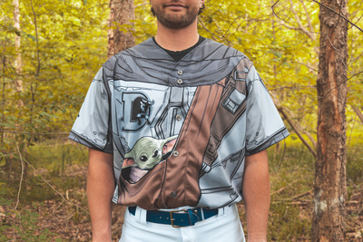 #23 Cooper Criswell Autographed and Game Worn Star Wars' Grogu Jersey