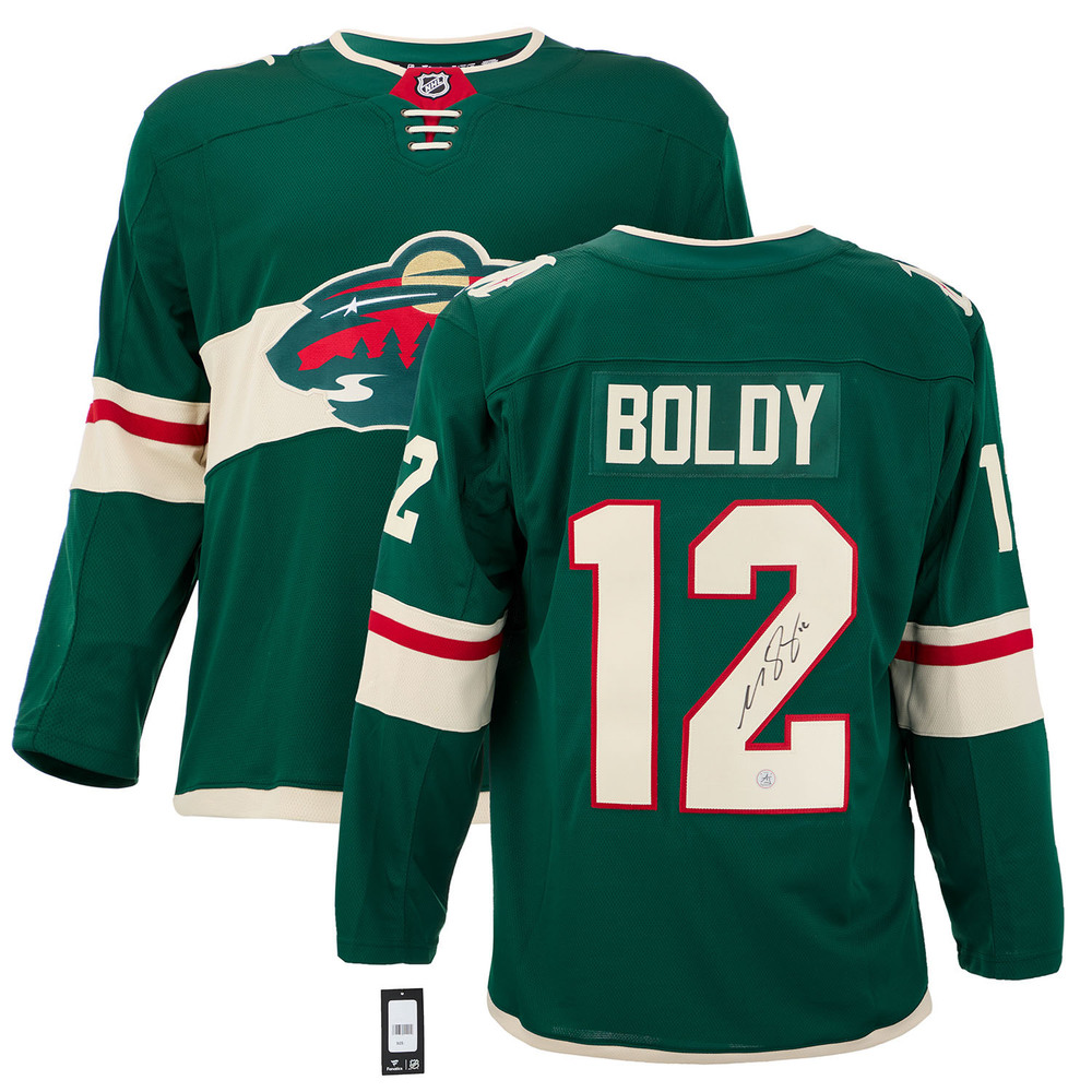 Matt Boldy Signed Minnesota Wild Fanatics Breakaway Jersey