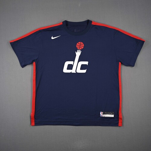 Image of Mathews, Garrison <br>City Edition Short-Sleeved Shooting Shirt - Game-Issued (GI)<br>Washington Wizards<br>2020-21<br>#24
