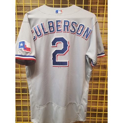 Charlie Culberson Game-Used Grey Jersey - Worn 9/20/2021 - Hit HR (5)