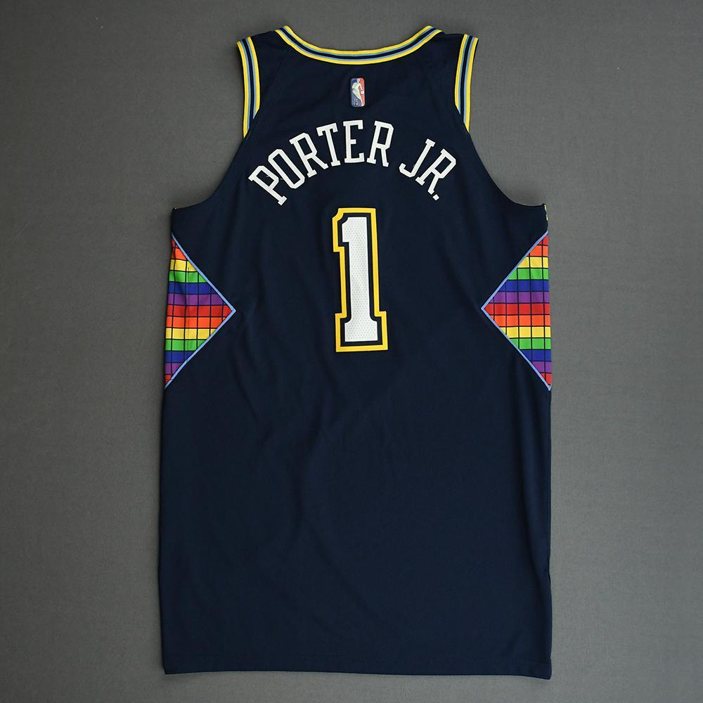 Michael Porter Jr. Denver Nuggets GameWorn City Edition Jersey