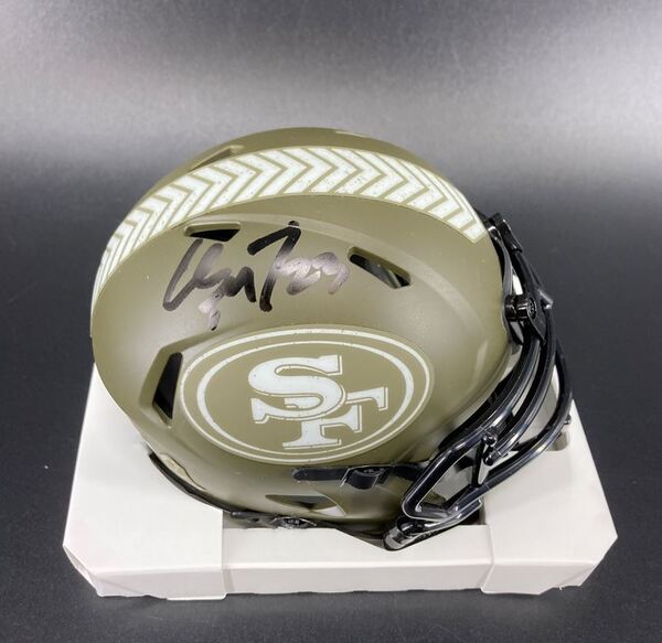NFL - 49ers Christian McCaffery Signed STS Mini Helmet