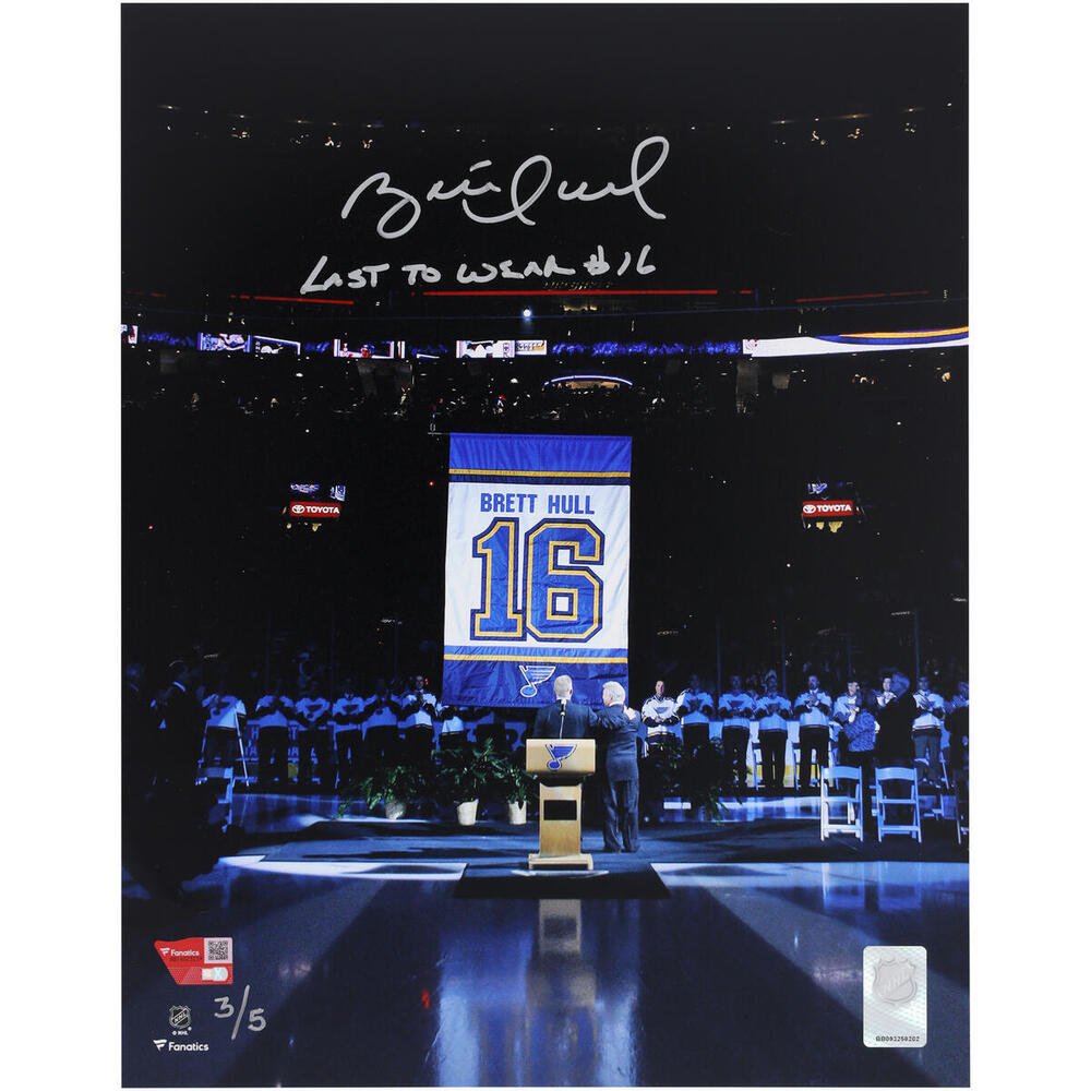 Brett Hull St. Louis Blues Autographed 11